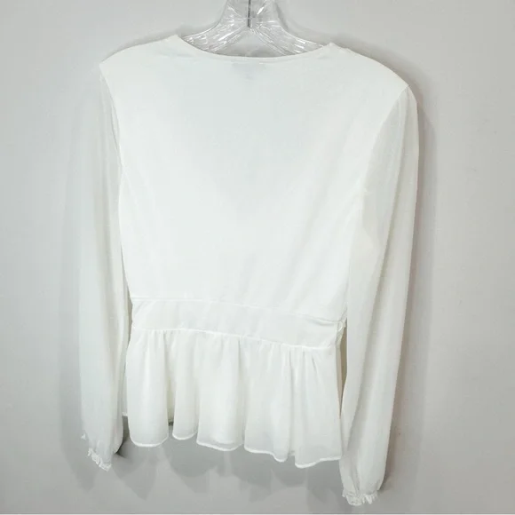 Express flowy bubble sleeve boho chiffon top ❤️ - Picture 5 of 6